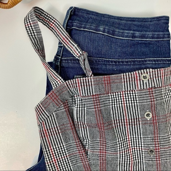 NWT Hollister Plaid button front tank size M - Picture 2 of 11